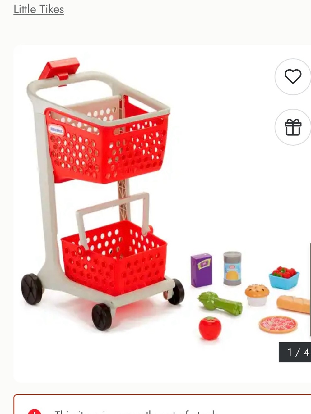 Little Tikes Shop ’n Learn Smart Cart – Complete Set – Like New – Discontinued